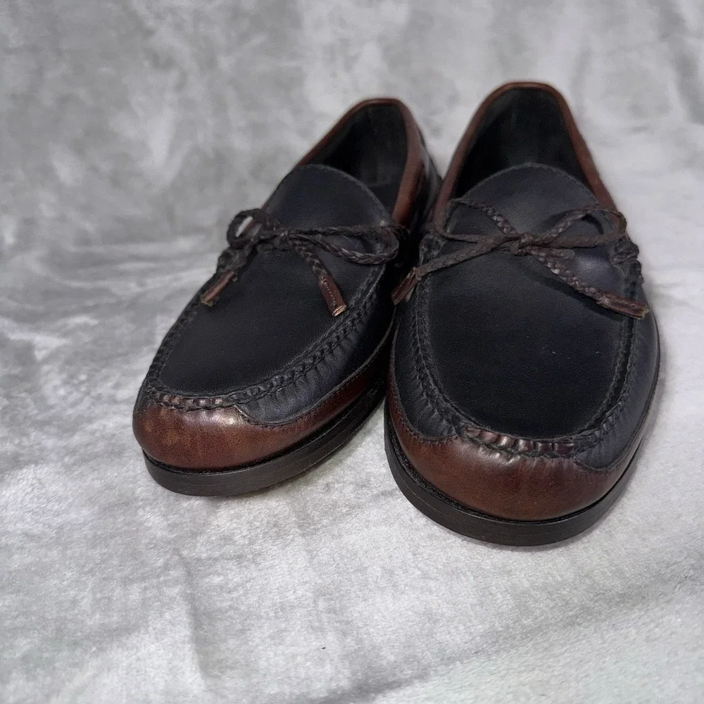 Cole Haan Men's Pinch Tassel Loafer Black & Brown 8.5‎ D Professional Preppy